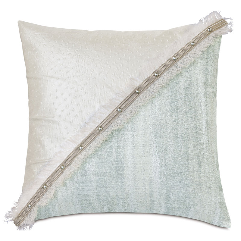 Housse et insert de coussin décoratif à blocs de couleur Danae