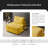 Upholstered 39 " Linen Sofa Bed-1009329100