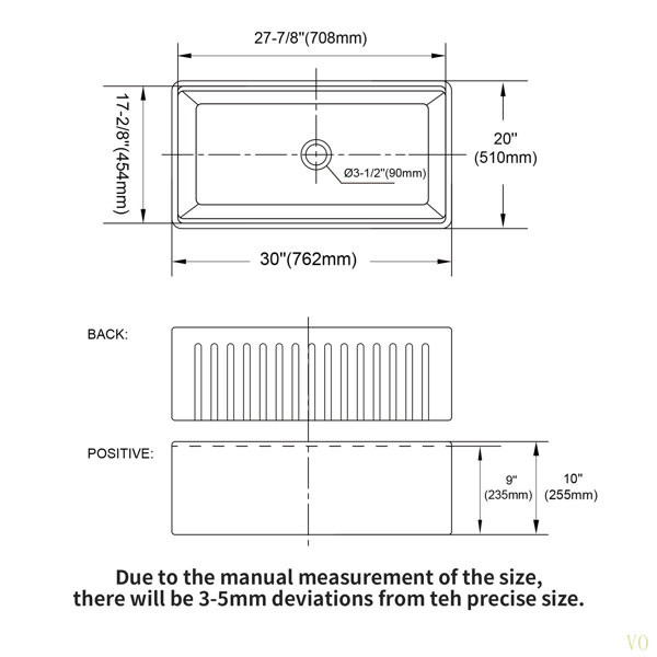 Dimensions du produit