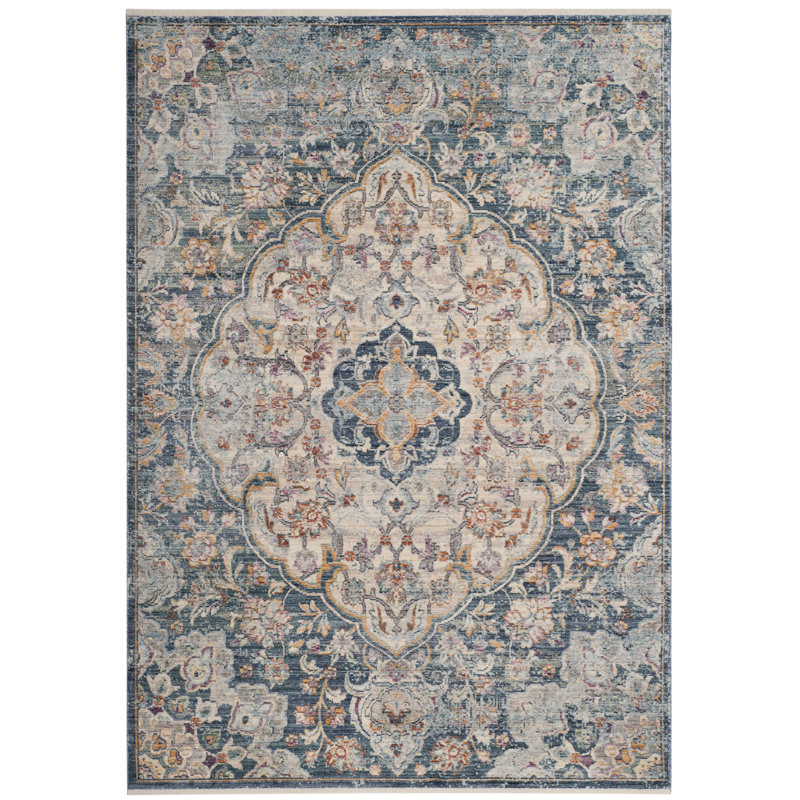 Bachus Oriental Viscose Area Rug, Rectangle 183 x 274 cm