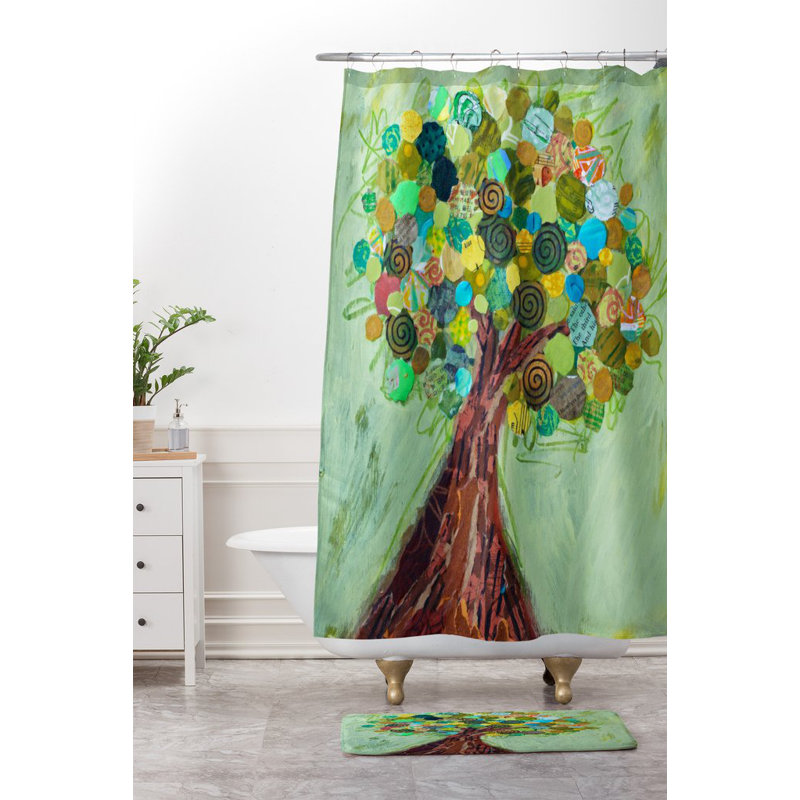 Tapis pour salle de bain spring tree