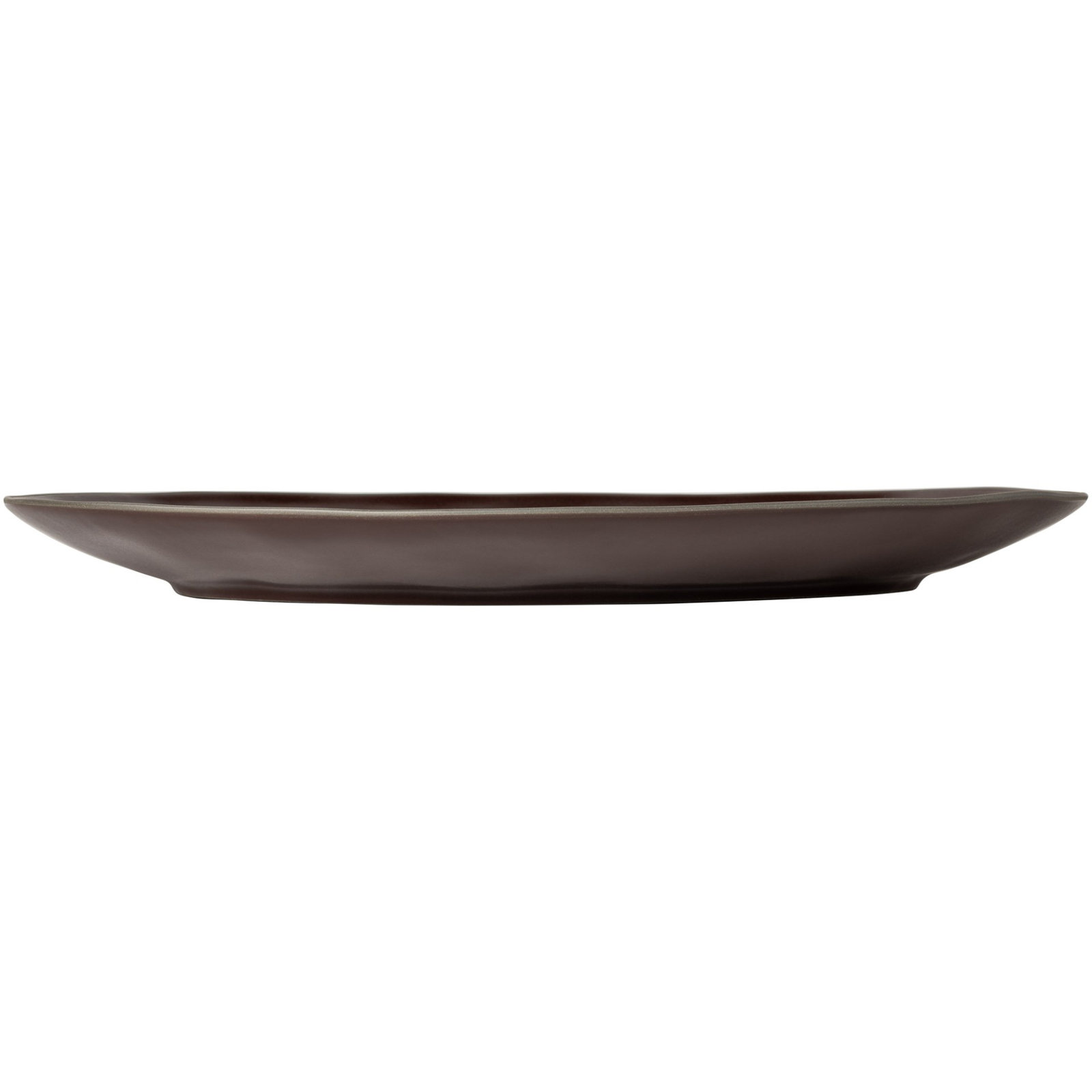 Stacked Organic Oval Platter, Latitude Black