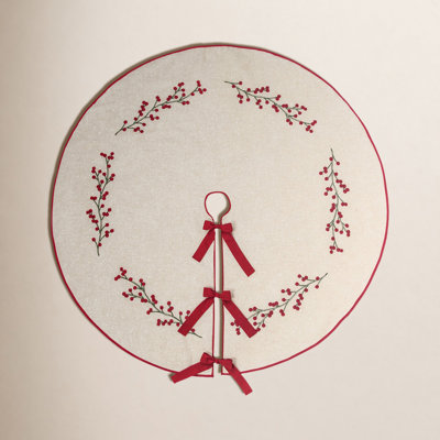 Embroidered Tree Skirt