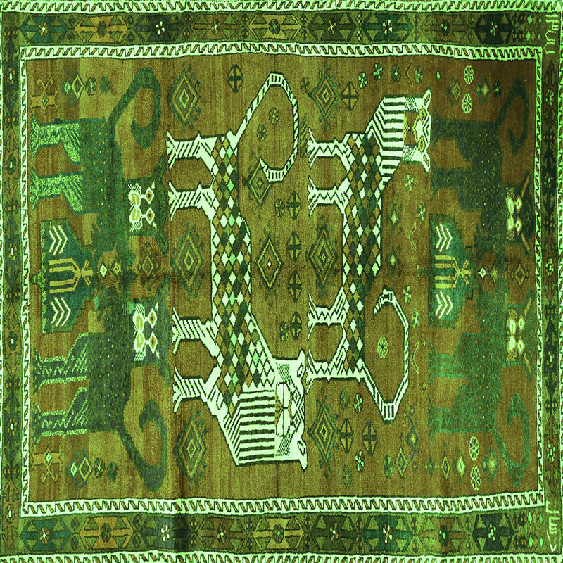 Performance Oriental Indoor Rug, Square 6'