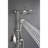 Brushed Nickel : 10" Rain Showerhead, 4 Hand Shower, Adjustable Slide Bar, Soap Dish For Bathroom Rainfall Showerhead Installation With In-120920749