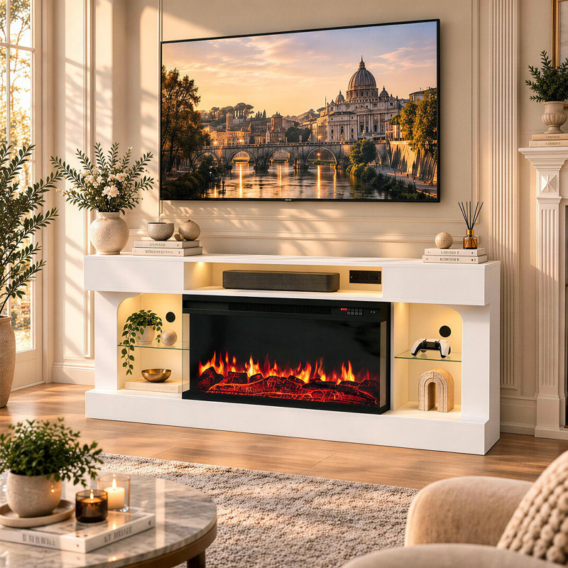 Electric Fireplace TV Stand