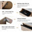 Meuble-lavabo simple mural 24,03 po avec plateau en céramique Alyrica