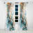 Abstract Curtain Panel, Vibrant Paint Pattern Blackout Decor - Vibrant Paint Eruption V-781199425