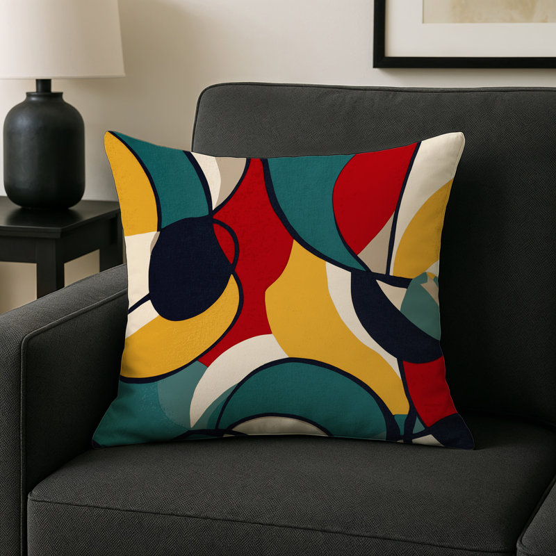 Zippy Pop Indoor And Outdoor Pillow, Square 16"