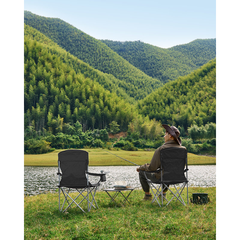Chrissoula Folding Camping Chair, Black
