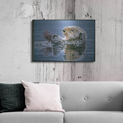 " Sea Otter With Urchin " by Ron Parker