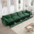 Chenille Sectional Sofa Couch-291346891