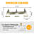 3 - Light Dimmable Vanity Light