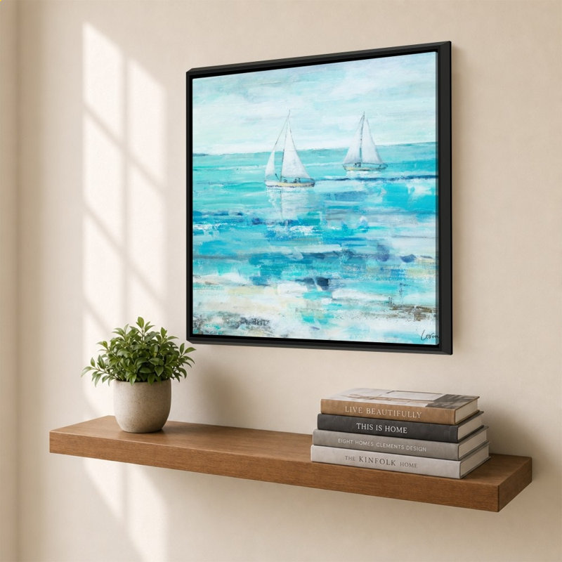 Duo de voiliers par Lorenzo Collective - Impression sur toile