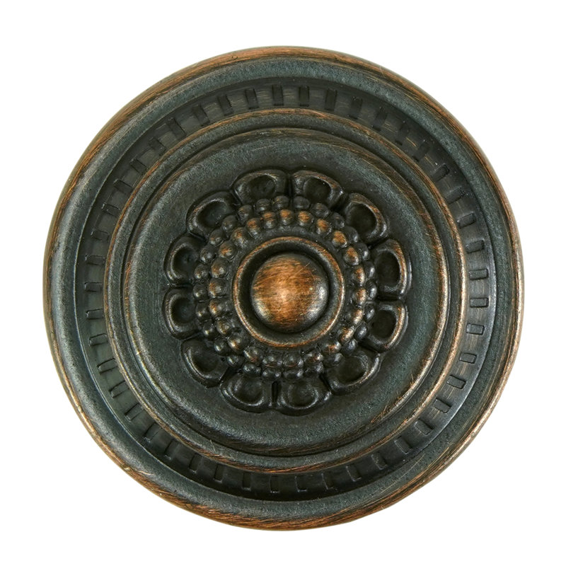 JAMESTOWN KNOB FLORENTINE FINISH, Bronze, 1 3/8"