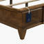 Structure de lit plateforme Oak Burl-122482388