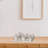 White Forest And Deer Table Top Decor