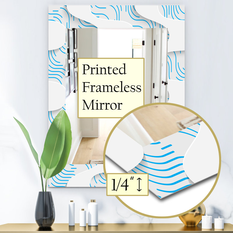 Miroir de salle de bain/meuble-lavabo scandinave 25, H 24 po x l 32 po