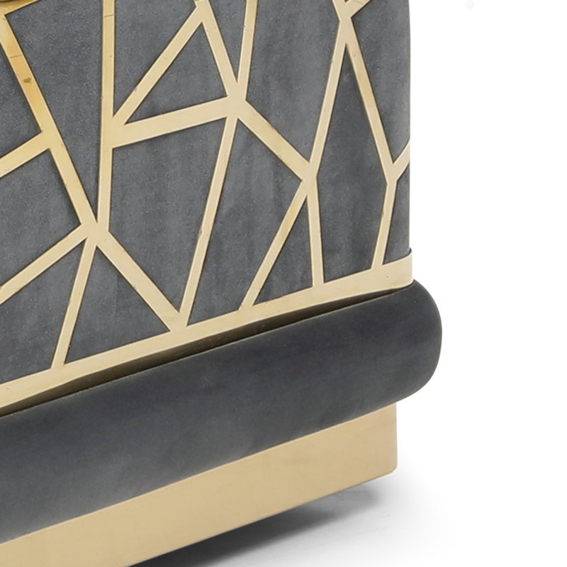 Causeuse de salon Talia G0997A-L, Gris foncé