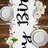 Happy Birthday Table Runner Birthday Party Table Decorations White Birthday Table Decor Summer Table Runners For Home Party Decor (13 X 72 Inch, White)-591420108