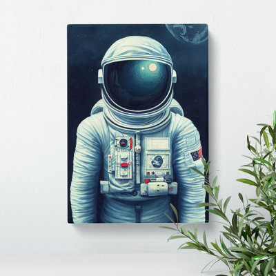 Solo Astronaut - Wrapped Canvas
