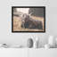 «Vache rétro Shetland, vache, bovins, animaux de la ferme» sur papier-98266307-98266304