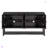 Elegant Retro Console Table/Storage Cabinet/Sideboard With Mirrored Doors-1097788164