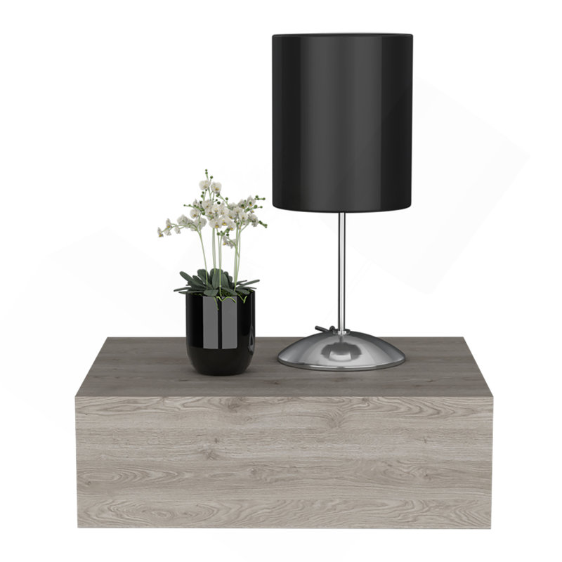 Nightstand Isola, Bedroom, Light Gray, Light Gray
