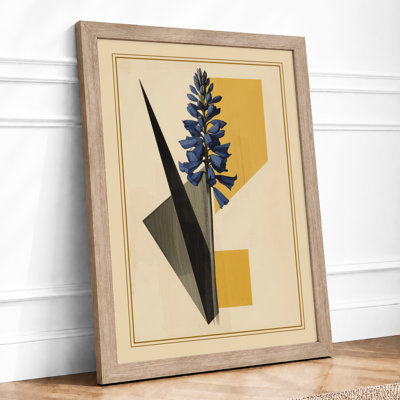Study in Tan Botanical - Framed Print
