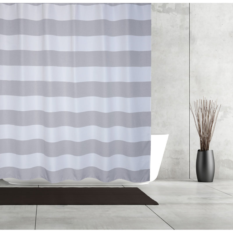 Rideau de douche simple grand Bello, Gris