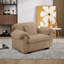 Fauteuil club avec accoudoirs rembourrés avec rangement 48,38 "l-1681275114