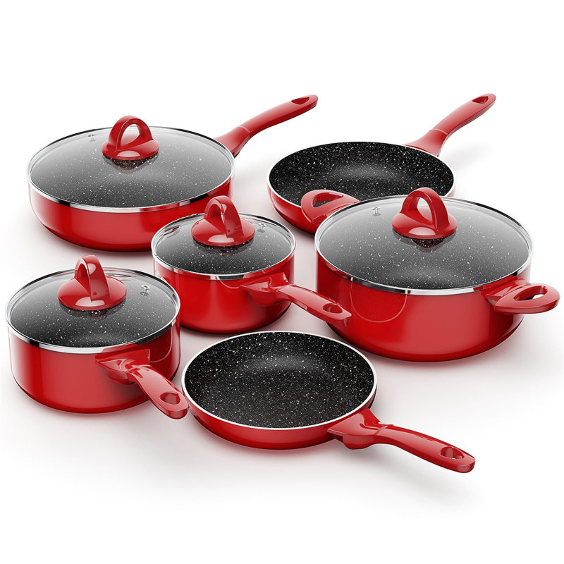 10 - Piece Stainless Steel Cookware Set