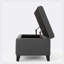 Banc de rangement en tissu Matheo-925338994