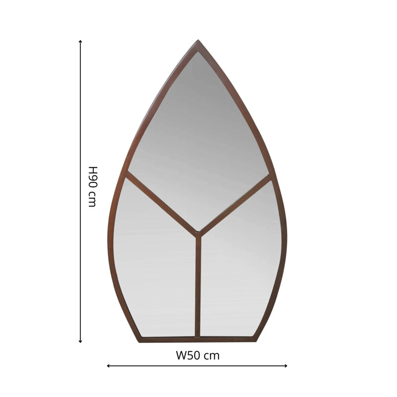 Metal Novelty Wall Mirror