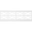 Panneaux muraux blancs 94,5 "(paquet de 4)-69958448