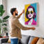 Woman in Sunglasses Modern - Wrapped Canvas-275712536-275712539