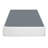 Twin Mattress Foundation 1Pc Black Metal Frame With Textured Fabric Cover-1857304374
