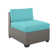 Basden 11 Piece Outdoor Curved Sectional Seating Group with Cushions and Round Coffee