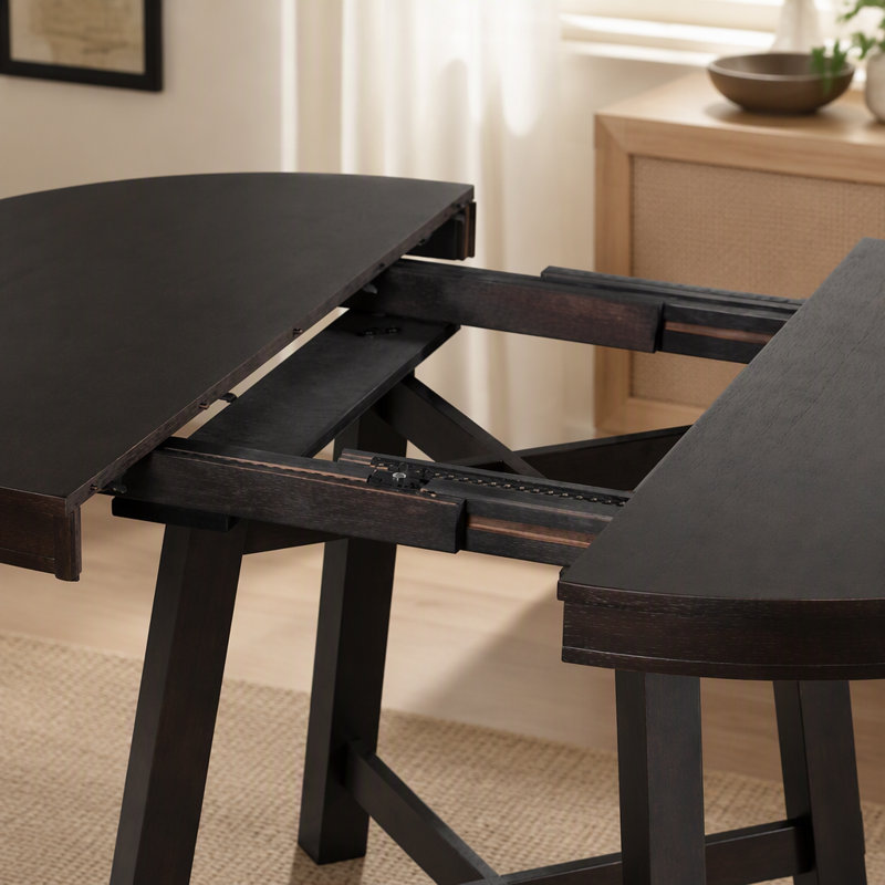 Table de salle à manger extensible Farmhouse, Espresso