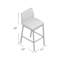 Tabouret de 30,25 po Lotie-21430116