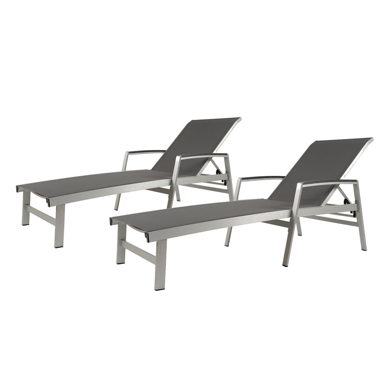 Chaise longue, Gris