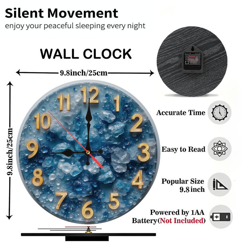 Horloge dorée