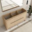 Base de meuble-lavabo double 60 po Eardisley, base sans armoire