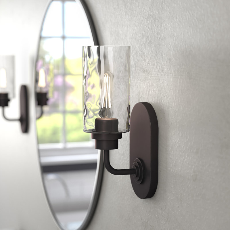 Manningtree Steel Armed Sconce, Old English Bronze