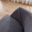 Tabouret d'appoint - hauteur comptoir, ensemble de 2, pieds en métal noir, revêtement en velours pour pub, restaurant, îlot de cuisine (GRIS FONCÉ)