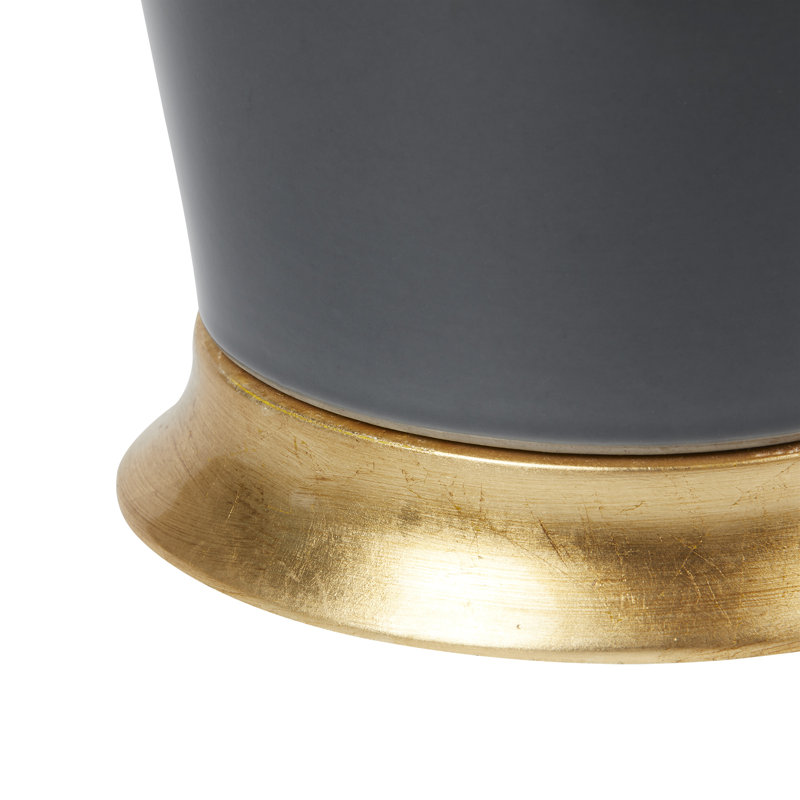 Kylie Lamp Without Shade, Stormy Gray