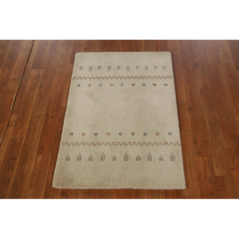 Handmade Gabbeh Indian Accent Rug 2x3