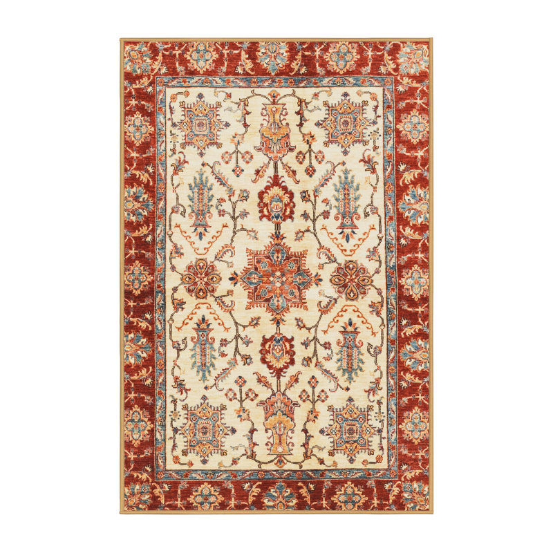Abstract Indoor Rug, Rectangle 4' x 6'