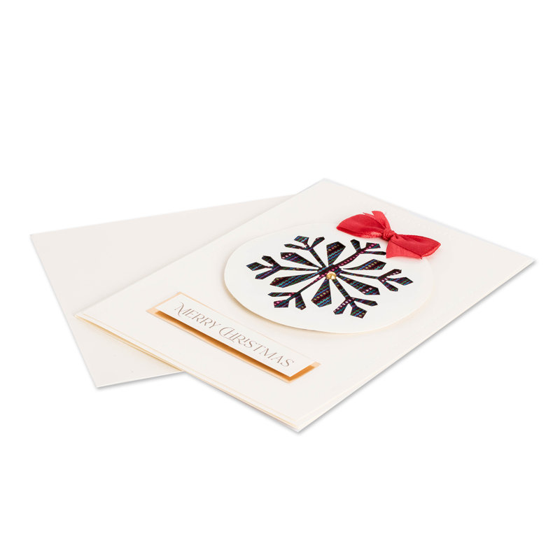 Carte de voeux de Noël «Aisle®», Rouge