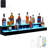 LED Liquor Bottle Display Shelf, Bottle Display Shelf Bar Shelves with Remote & App Control, 16 Colours, 4 Music Modes